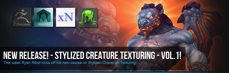 [3DMotive] Stylized Creature Texturing Volume 1 [ENG-RUS].jpg
