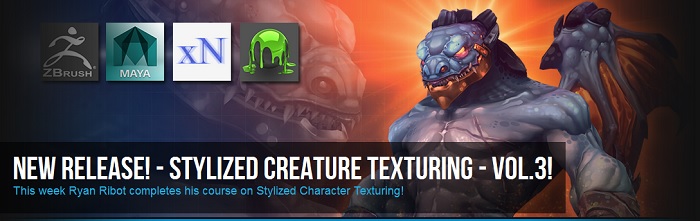 [3DMotive] Stylized Creature Texturing Volume 3 [ENG-RUS].jpg