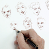 [New masters academy] Drawing facial expressions [ENG-RUS]